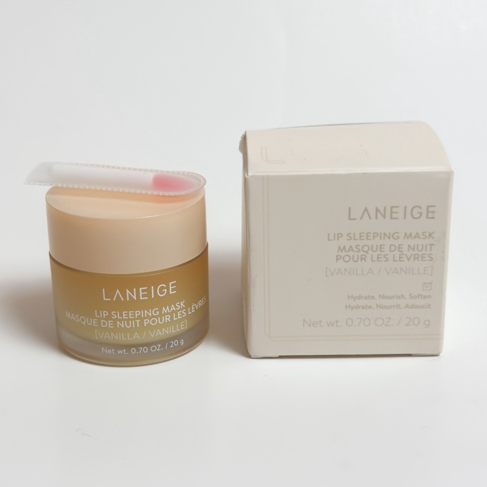 Laneige Lip Sleeping Mask Vanilla 20g NIB | Full Size | Hydrating Lip Mask